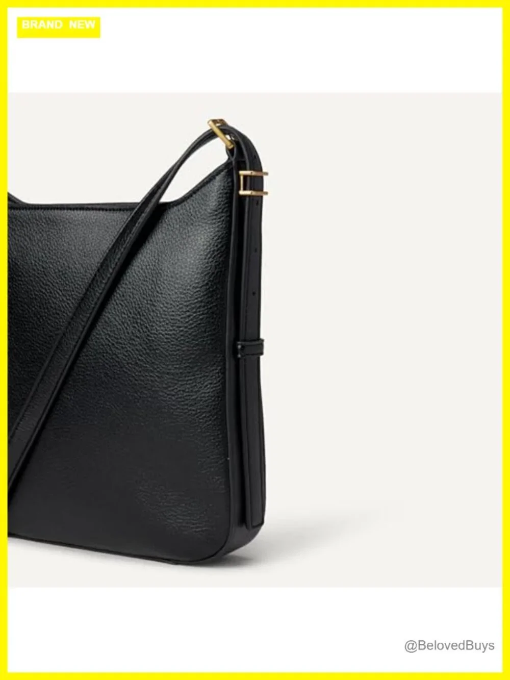 Faux Leather Sling Crossbody Bag Slim Lightweight Zip